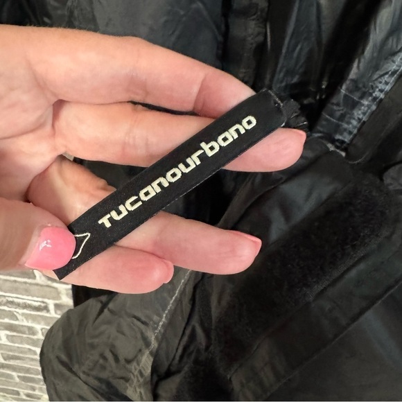 NWT Tuscano Urbano long jacket black waterproof - Picture 9 of 16